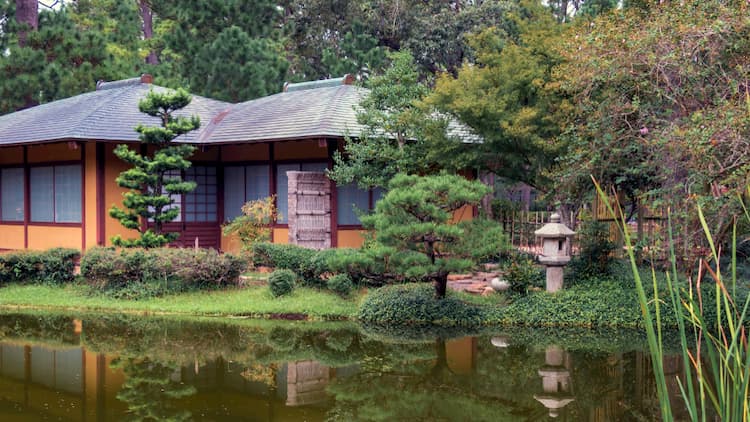 Japanese Gardens in Hermann Park