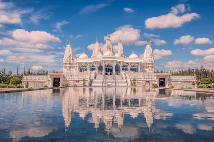 Mandir outside of Houston