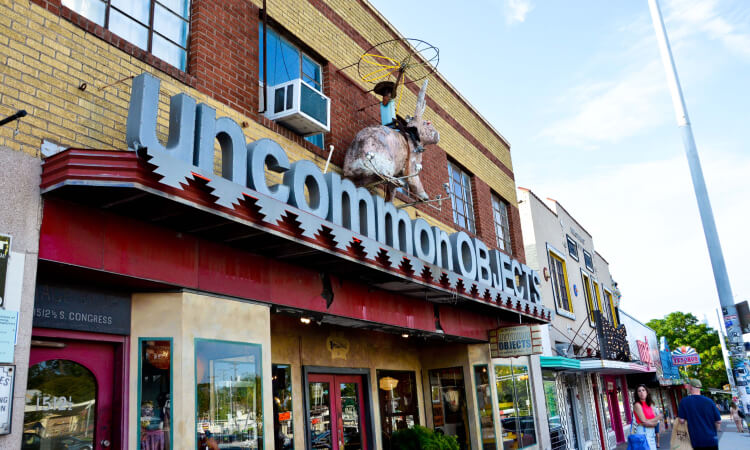 The front of the Uncommon Objects store